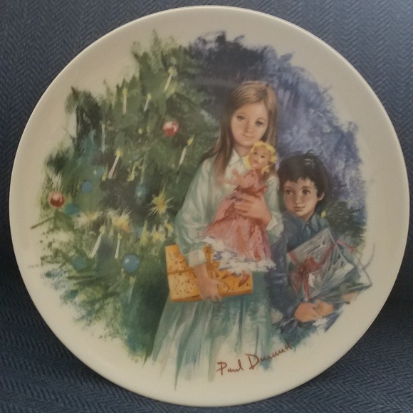 Cecile et Raoul Collection Plate, by Paul Durand - Picture 4 of 4
